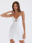 product Princess Polly Sweetheart Neckline  Artea Mini Dress White