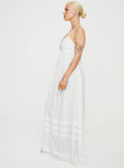 product Princess Polly Crew Neck  Milden Linen Blend Maxi Dress White