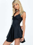 product Princess Polly Scoop Neck  Scarlett Mini Dress Black