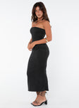 product Princess Polly High Neck  Oscar Midi Dress Black Petite