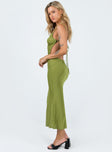 product Princess Polly Asymmetric Neckline  Milpera Maxi Dress Green