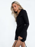 product Princess Polly V-Neck  Kyah Wrap Blazer Dress Black