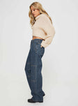 product Princess Polly High Waisted  Freedom Jeans Blue Denim