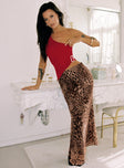 Eleganza Maxi Skirt Leopard