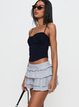 Kipper Low Rise Skort Grey