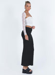 product Oscar Maxi Skirt Black Tall Princess Polly  