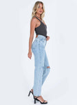 product Princess Polly High Waisted  Holland Jeans Denim Tall