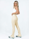 side view of model wearing Princess Polly Miloh Pants Cream 