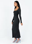 product Princess Polly High Neck  Lyla Maxi Dress Black