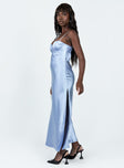 product Princess Polly High Neck  Creewood Maxi Dress Blue