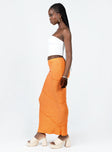 product Oscar Maxi Skirt Orange Princess Polly  Maxi 