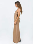 product Princess Polly V-Neck  Emily Maxi Dress Brown