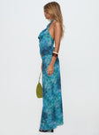 Eleganza Maxi Skirt Blue Multi