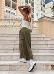 product Ferguson Parachute Maxi Skirt Khaki Princess Polly  Midi Skirts 