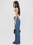 Lucille High Rise Flare Leg Jeans Mid Wash