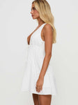 Summer Glory Mini Dress White