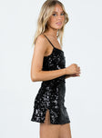 product Princess Polly Square Neck  After Dark Mini Dress Black