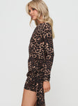 Glory Mini Dress Leopard