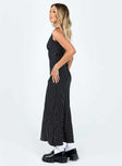 product Princess Polly High Neck  Nellie Maxi Dress Black Polka Dot