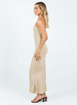 product Princess Polly Asymmetric Neckline  Andros Maxi Dress Beige