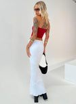 product Oscar Maxi Skirt White Tall Princess Polly  Maxi 