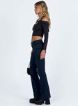 product Princess Polly  Aleigha Low Rise Pants Navy