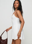 Dewy Mini Dress White