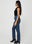 product Princess Polly High Waisted  Gyoke Jeans Dark Wash Denim