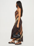 product Princess Polly Boat Neck  Otillie Maxi Dress Brown Multi