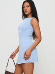 Tiny Moves Mini Dress Blue