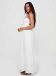 Granno Maxi Dress White