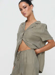 Tranquilis Shirt Olive Green