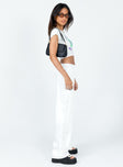 product Princess Polly High Waisted Pants  Nixie Pants White