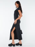 product Princess Polly Asymmetric Neckline  Lex Maxi Dress Black