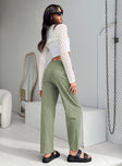 product Princess Polly High Waisted Pants High Waisted Pants High Waisted Pants High Waisted Pants  Tumble Pants Green