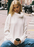 Oswin Turtleneck Jumper White