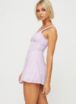 Dasha Mini Dress Lilac