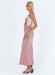 product Princess Polly Sweetheart Neckline  Alexina High Back Maxi Dress Pink