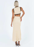 product Princess Polly Plunger  Keila Lace Trim Maxi Dress Cream / Black