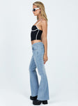 product Princess Polly High Waisted  The Ragged Priest Low Roder Jean Light Blue Bootcut