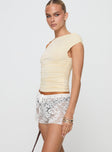 product Leda Short White Princess Polly Low Rise Shorts 