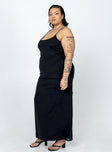 product Princess Polly Asymmetric Neckline  Knox Maxi Dress Black Curve