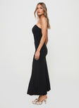 Caymus Strapless Maxi Dress Black