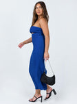 product Princess Polly Square Neck  Talena Strapless Midi Dress Blue