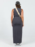 product Princess Polly Asymmetric Neckline  Bena Maxi Dress Slate