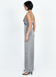 product Princess Polly Plunger  Sidney Lace Trim Maxi Dress Grey