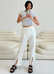 product Princess Polly High Waisted Pants  Aki Pants White