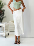 product Callile Midi Wrap Skirt White Princess Polly  Midi Skirts 