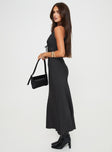 product Princess Polly High Neck  Bareena Bias Cut Maxi Dress Black