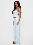 Lullabies Pointelle Sleep Pant Blue